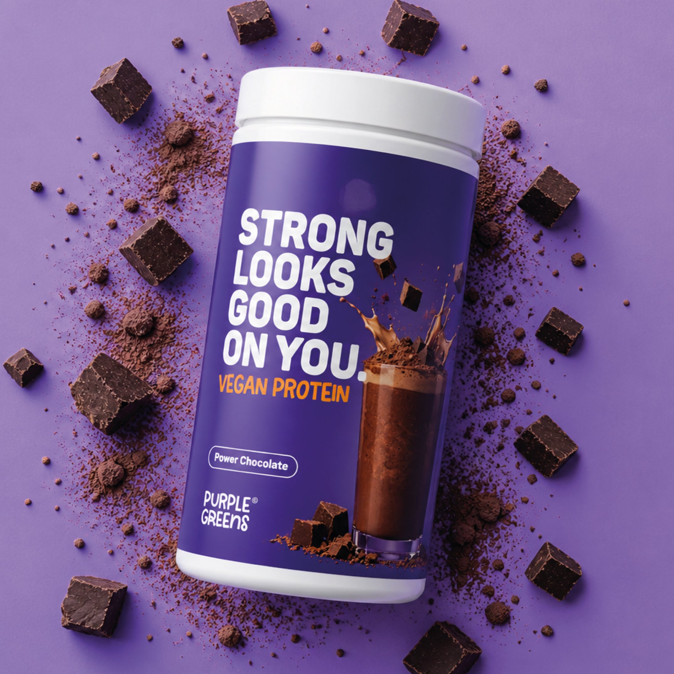 PurpleGreens® VEGAN PROTEIN - Power Chocolate